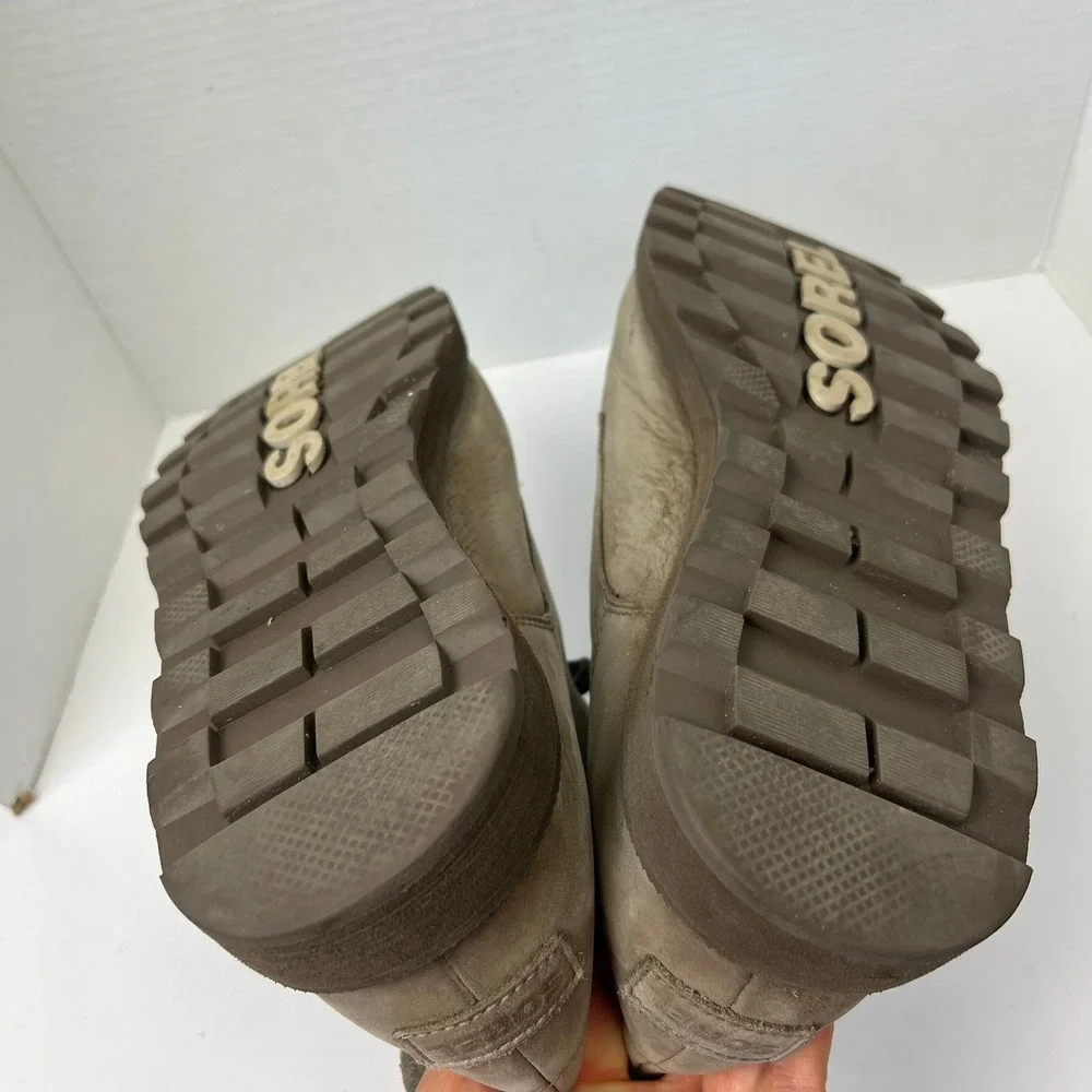 Sorel Madson II Moc Toe Waterproof Boots Mens 11 Grey Gorpcore Travel Casual